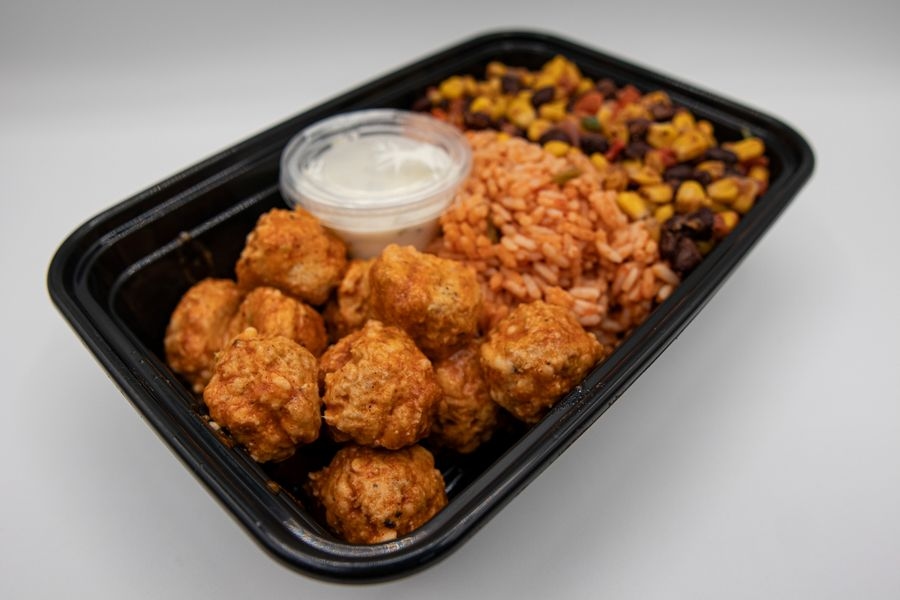 Green Chile Chicken Meatballs